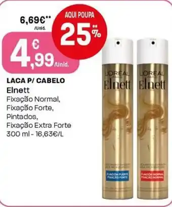Intermarché Laca p/cabelo elnett promoção