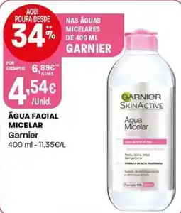Intermarché Água facial micelar garnier promoção