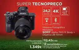 El Corte Inglés Sony - maquina fotografica mirrorless promoção