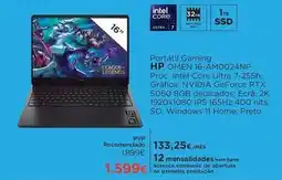 El Corte Inglés Hp - portátil gaming 16-a-a-ao0024np promoção