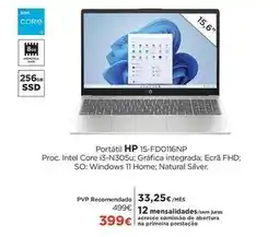 El Corte Inglés Hp - portátil 15-fd0116np promoção