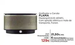 El Corte Inglés Flama - grelhador a carvão promoção