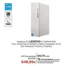 El Corte Inglés Lenovo - desktop pc promoção