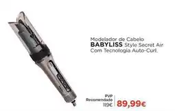 El Corte Inglés Babyliss - modelador de cabelo style secret air com tecnologia auto-curl promoção