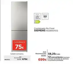 El Corte Inglés Siemens - combinado no frost promoção
