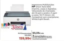 El Corte Inglés Hp - impressora multifunções smart tank 5105 promoção