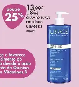 Pingo Doce Uriage - champo suave equilibrio promoção