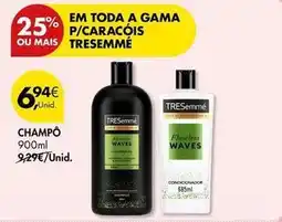 Pingo Doce Tresemmé - champo promoção