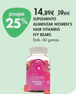 Pingo Doce Suplemento alimentar women's hair vitamins promoção
