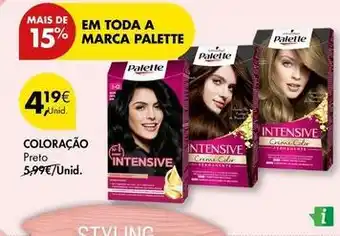 Pingo Doce Palette - coloração promoção