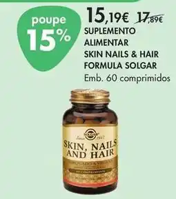 Pingo Doce A+ - suplemento alimentar skin nails & hair formula promoção