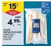 Continente Bom dia Filete de paloco msc promoção