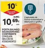 Continente Bom dia Continente - posta salmão selvagem msc promoção