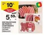 Continente Bom dia Continente - mix salsichas de porco promoção