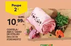 Continente Bom dia Costela/aba c/osso de vitelao promoção