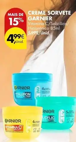 Pingo Doce Garnier - creme sorvete promoção