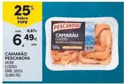 Continente Bom dia Pescanova - camarão promoção