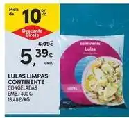 Continente Bom dia Continente - lulas limpas promoção