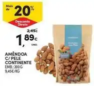 Continente Bom dia Continente - amendoa c/pele promoção