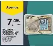 Continente Bom dia Continente - badanas de bacalhau promoção