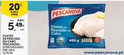 Continente Bom dia Pescanova - filetes de pescada de cabo promoção