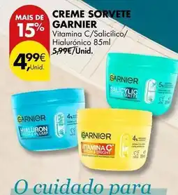 Pingo Doce Garnier - creme sorvete promoção