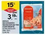 Continente Bom dia Continente - miolo de camarao selvagem 80/100 promoção