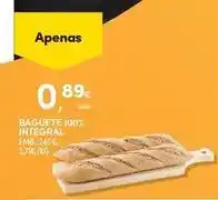 Continente Bom dia Baguete 100% integral promoção