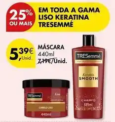 Pingo Doce Tresemmé - em toda a gama liso keratina promoção
