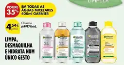 Pingo Doce As - limpa, desmaquinha e hidrata num unico gesto promoção