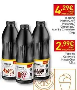 Recheio Masterchef - topping monsterchef morango/ chocolate/ avelã e chocolate promoção
