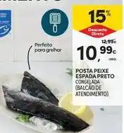 Continente Bom dia B! - posta peixe espada preto promoção