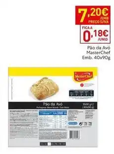 Recheio Masterchef - pao da avo promoção