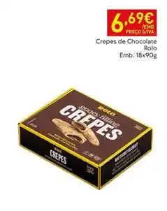 Recheio Rola - crepes de chocolate promoção