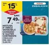 Continente Bom dia Abran congelados - mistura p/arroz tamboril e camarao s/gluten continente promoção