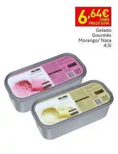 Recheio Gelado gourmes morango/nata promoção
