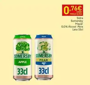 Recheio Somersby - sidra promoção
