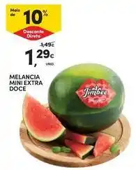 Continente Bom dia Mini - melancia extra doce promoção