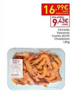 Recheio Camarão cozido 20/30 promoção