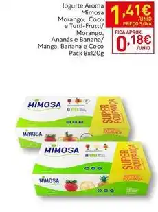 Recheio Mimosa - iogurte aroma promoção