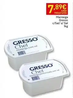 Recheio Gresso - manteiga promoção