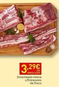 Recheio Entremeada inteira c/entrecosto de porco promoção