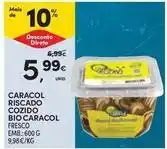 Continente Bom dia Bio - caracol riscado cozido bio promoção