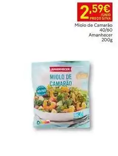 Recheio Amanhecer - miolo de camarao promoção