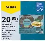 Continente Bom dia Continente - lombos de bacalhau msc promoção
