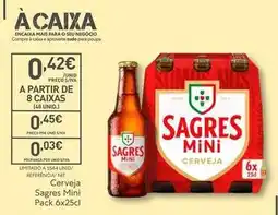 Recheio Sagres mini - cerveja promoção