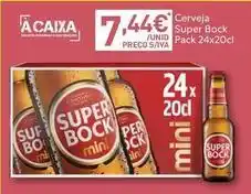 Recheio Super bock - cerveja promoção