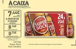 Recheio Super bock - cerveja promoção