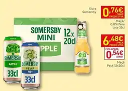 Recheio Somersby - sidra promoção