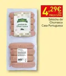 Recheio Casa portuguesa - salsicha de churrasco promoção